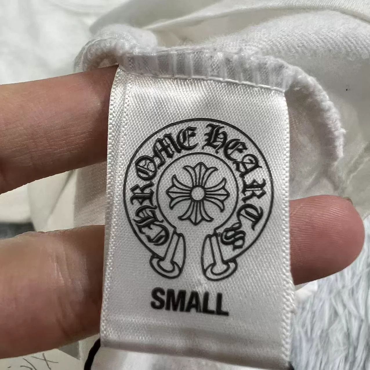Chrome Hearts Chrome Hearts White Long Sleeve Top Size US S / EU 44-46 / 1 - 4 Thumbnail