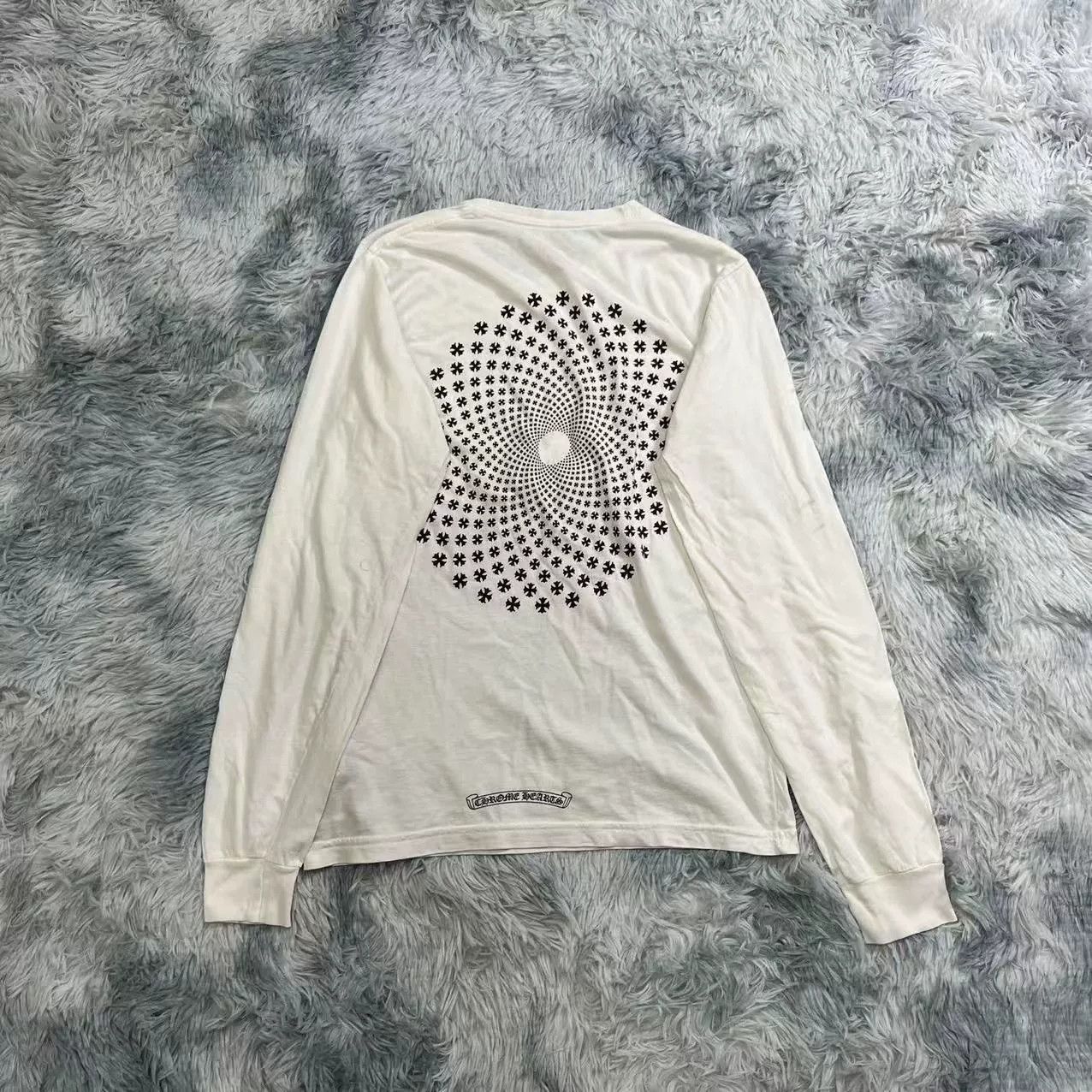 Chrome Hearts Chrome Hearts White Long Sleeve Top Size US S / EU 44-46 / 1 - 2 Thumbnail