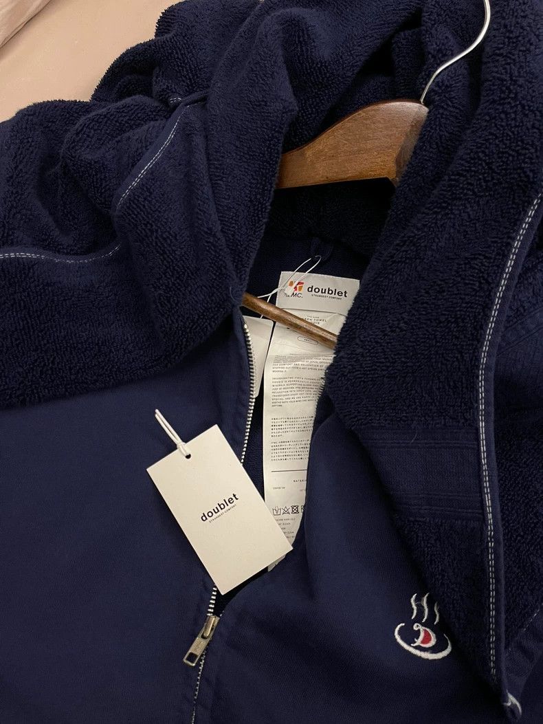 Doublet Doublet 24AW Blue Zip Hoodie Jacket Size US L / EU 52-54 / 3 - 6 Thumbnail