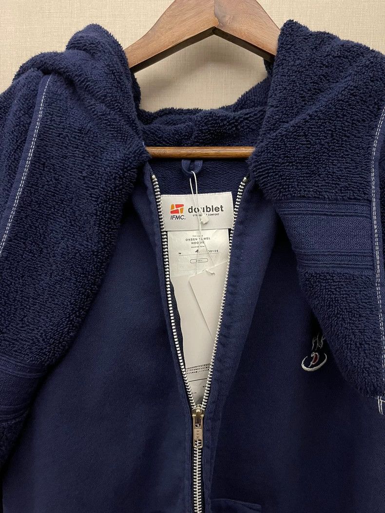 Doublet Doublet 24AW Blue Zip Hoodie Jacket Size US L / EU 52-54 / 3 - 4 Thumbnail