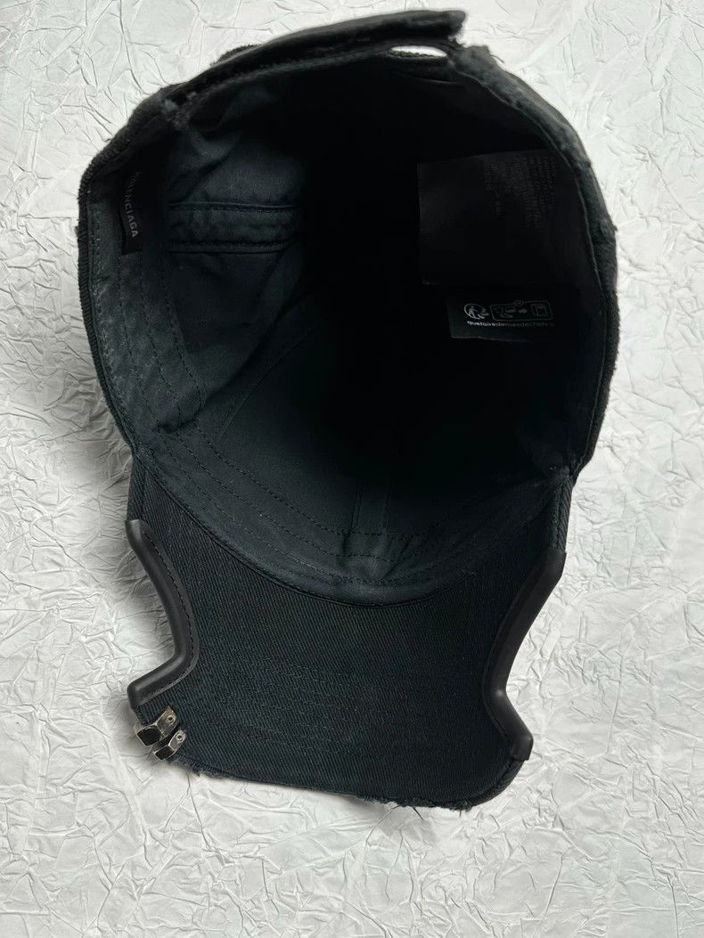 Balenciaga Balenciaga 24SS Dragon Flame Embroidered Cap Size ONE SIZE - 4 Thumbnail