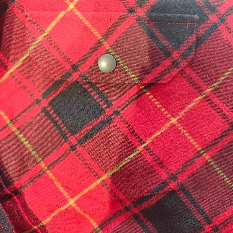 Balenciaga Balenciaga Black Red Plaid Cotton Coat Size US XS / EU 42 / 0 - 6 Thumbnail