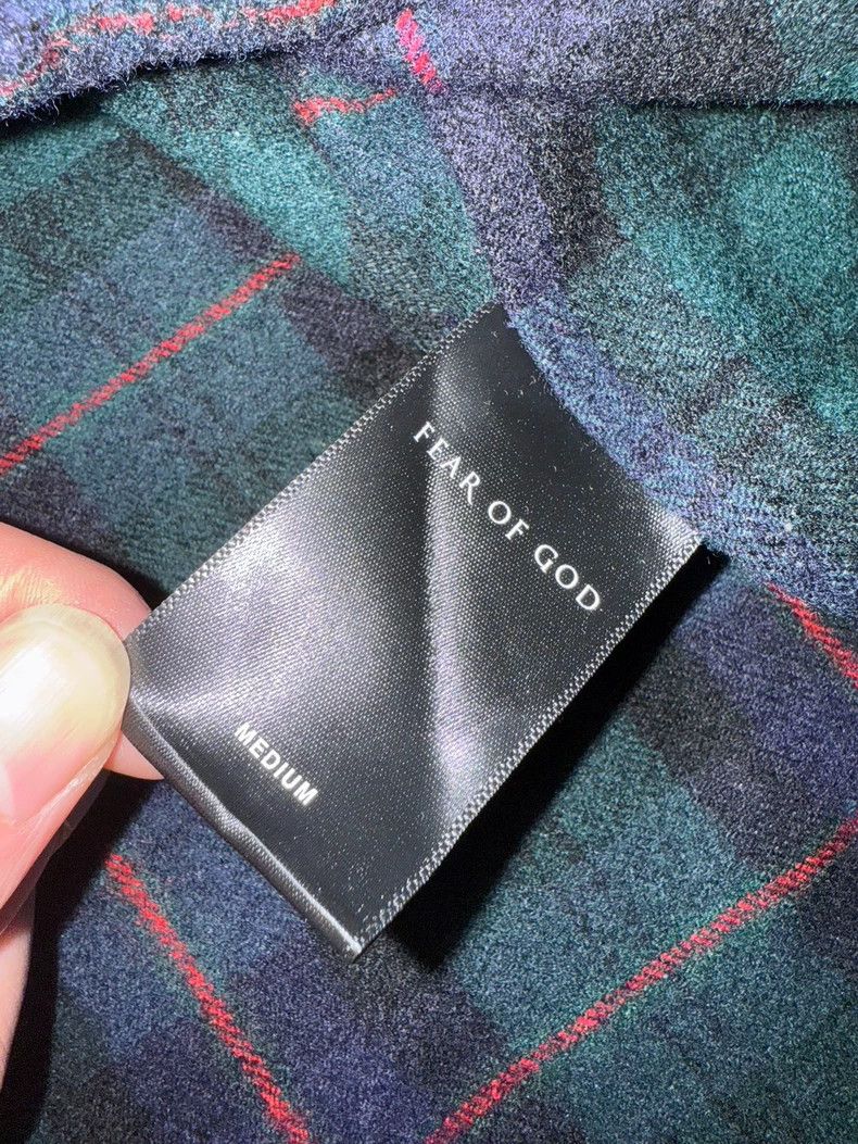Fear of God Fear of God 5th Fog Green Flannel Shirt Size US M / EU 48-50 / 2 - 4 Thumbnail