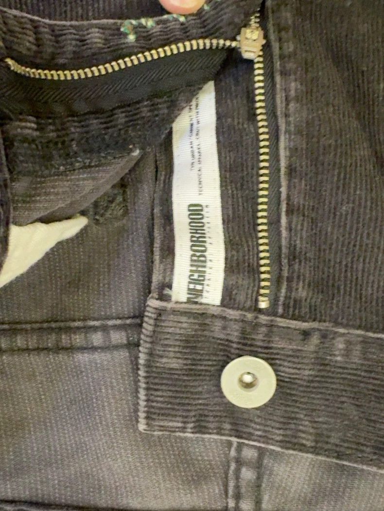 Neighborhood Neighborhood NBHD Corduroy Jeans Black Size US 28 / EU 44 - 2 Thumbnail