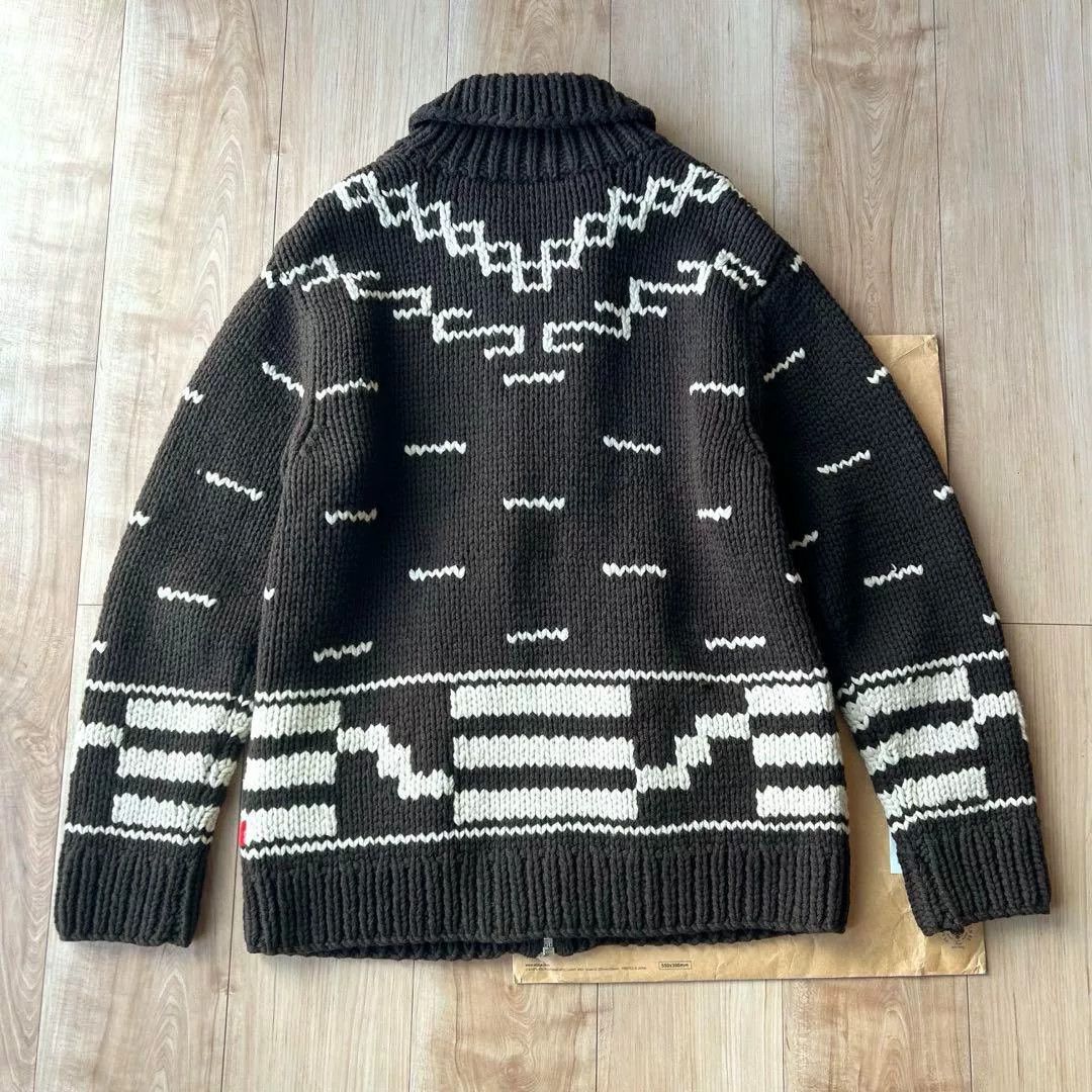 Wtaps WTAPS 14AW COWICHAN Brown Sweater Size US M / EU 48-50 / 2 - 2 Thumbnail
