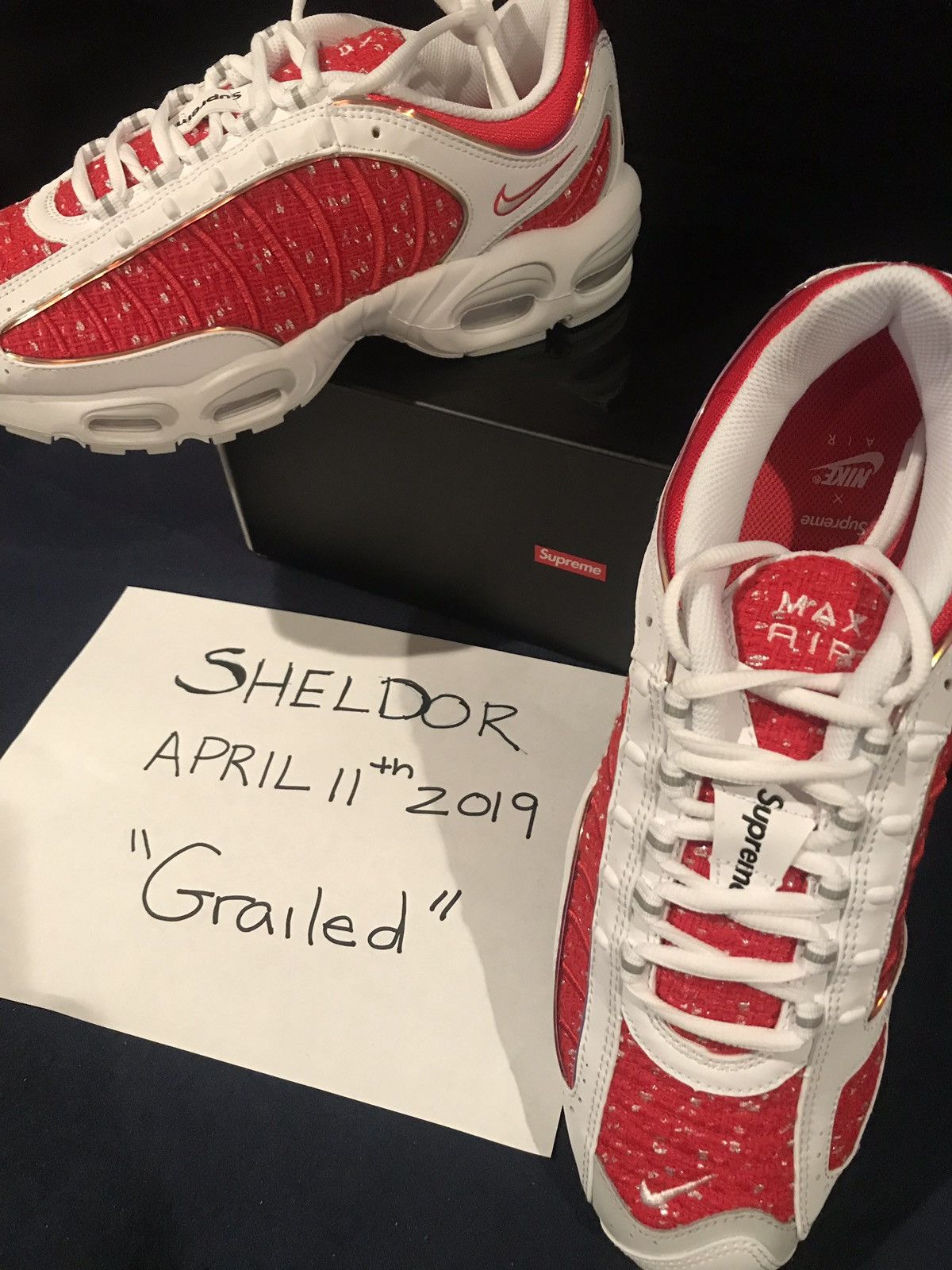 Supreme Sneaker Nike Air Max Supreme Tailwind Supreme X Nike Air