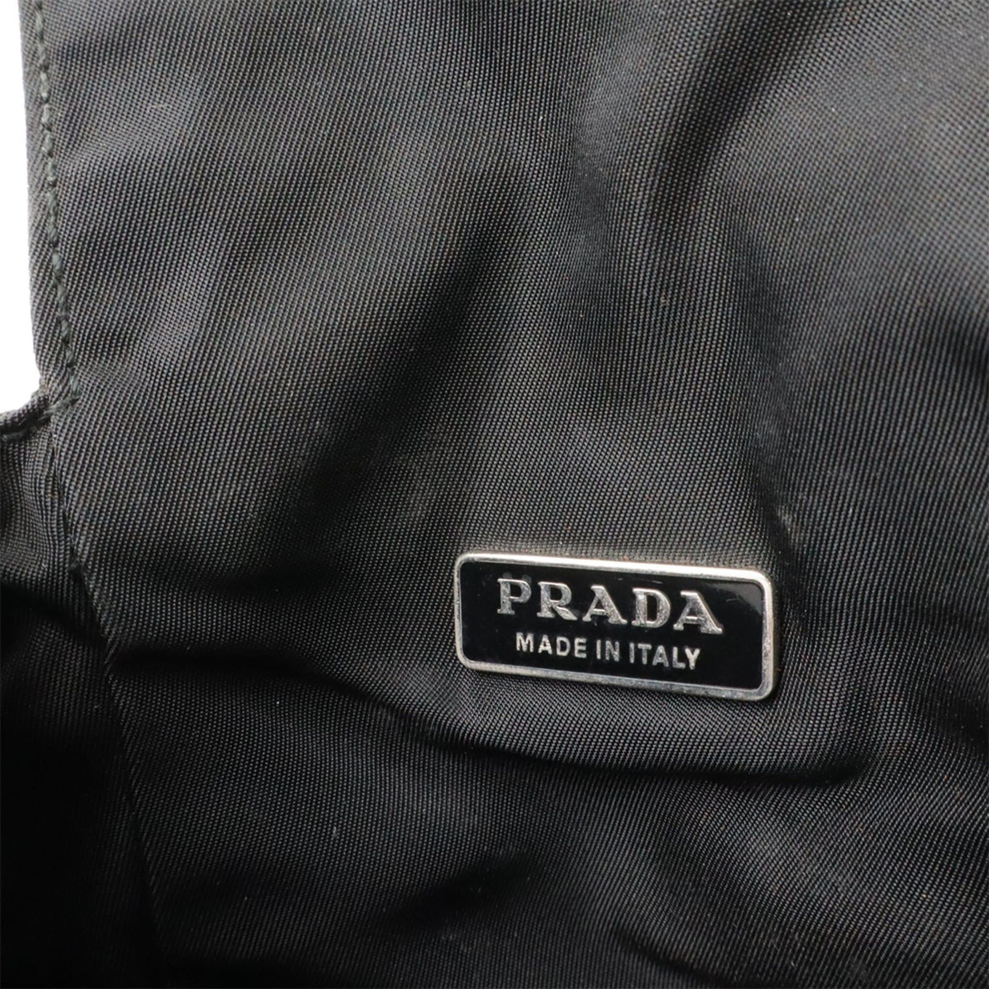Prada PRADA Triangle Shoulder Bag, Pochette, Waist Pouch, Body Leather and Nylon, Black, MV583 Size ONE SIZE - 9 Thumbnail