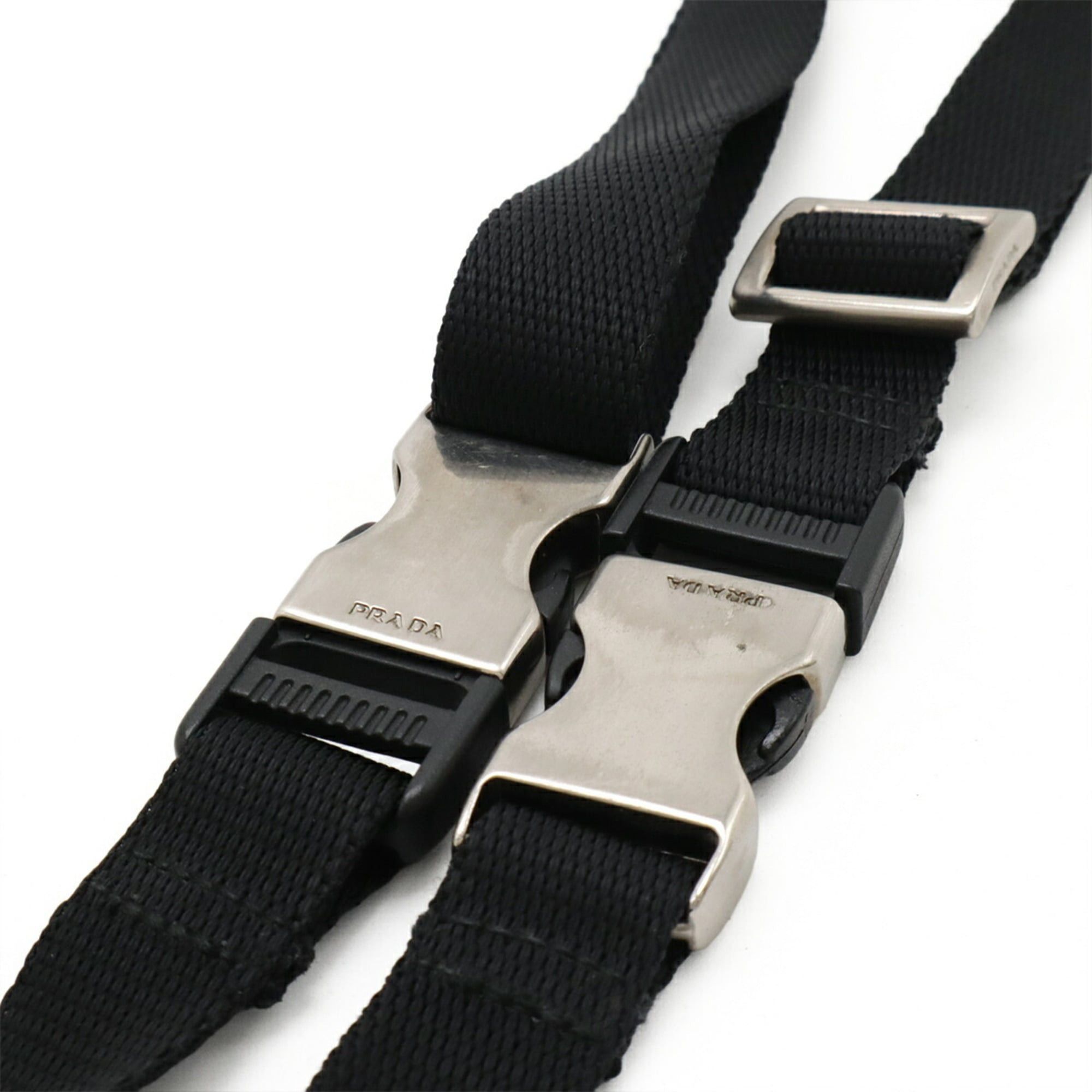 Prada PRADA Triangle Shoulder Bag, Pochette, Waist Pouch, Body Leather and Nylon, Black, MV583 Size ONE SIZE - 5 Thumbnail