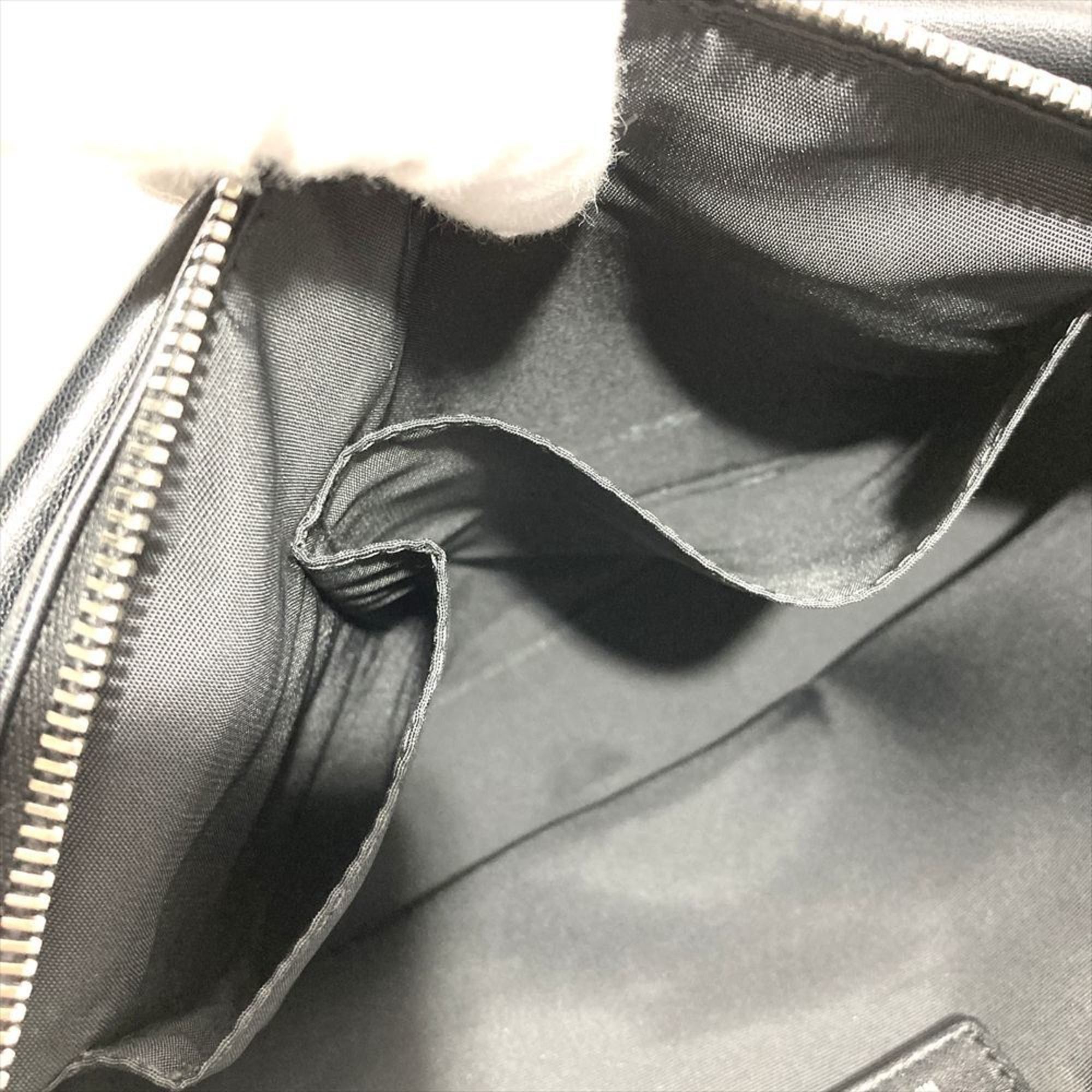 Dior Christian Dior Dior Lady Cannage Handbag Leather Black Women's Size ONE SIZE - 11 Thumbnail
