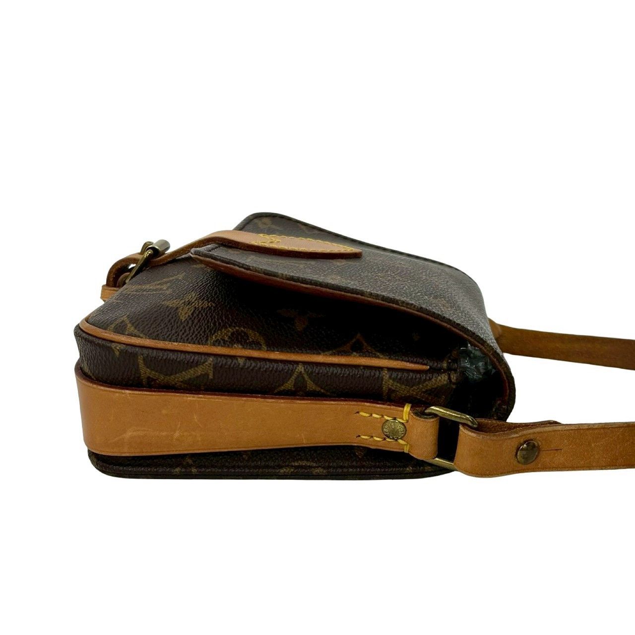 Louis Vuitton Louis Vuitton Louis Vuitton Cartouchiere Monogram Leather Shoulder Bag Canvas Shoulder Bag DUTY FREE for USA Size ONE SIZE - 7 Thumbnail