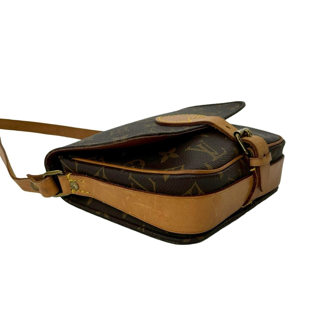 Louis Vuitton Louis Vuitton Louis Vuitton Cartouchiere Monogram Leather Shoulder Bag Canvas Shoulder Bag DUTY FREE for USA Size ONE SIZE - 8 Thumbnail
