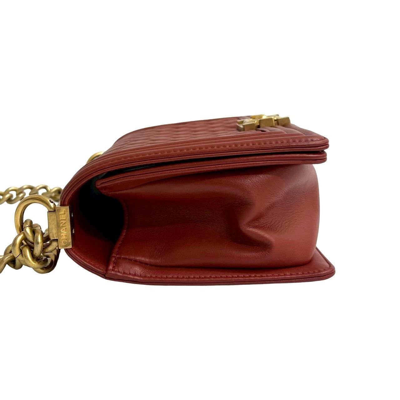 Chanel Chanel Chanel Boy Chanel Lambskin Shoulder Bag Leather Shoulder Bag DUTY FREE for USA Size ONE SIZE - 6 Thumbnail