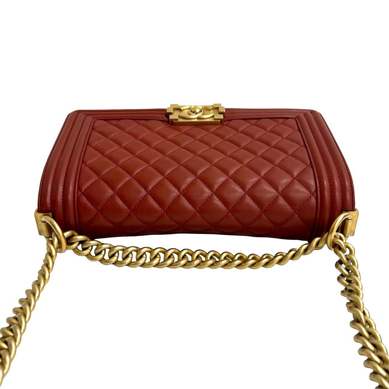 Chanel Chanel Chanel Boy Chanel Lambskin Shoulder Bag Leather Shoulder Bag DUTY FREE for USA Size ONE SIZE - 5 Thumbnail