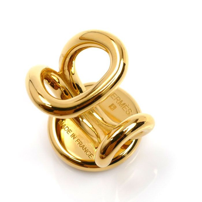 Hermes Hermes Hermès Heritage Extrême PM Lizard Ear Cuff Metal Earrings DUTY FREE for USA Size ONE SIZE - 4 Thumbnail