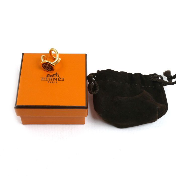 Hermes Hermes Hermès Heritage Extrême PM Lizard Ear Cuff Metal Earrings DUTY FREE for USA Size ONE SIZE - 5 Thumbnail