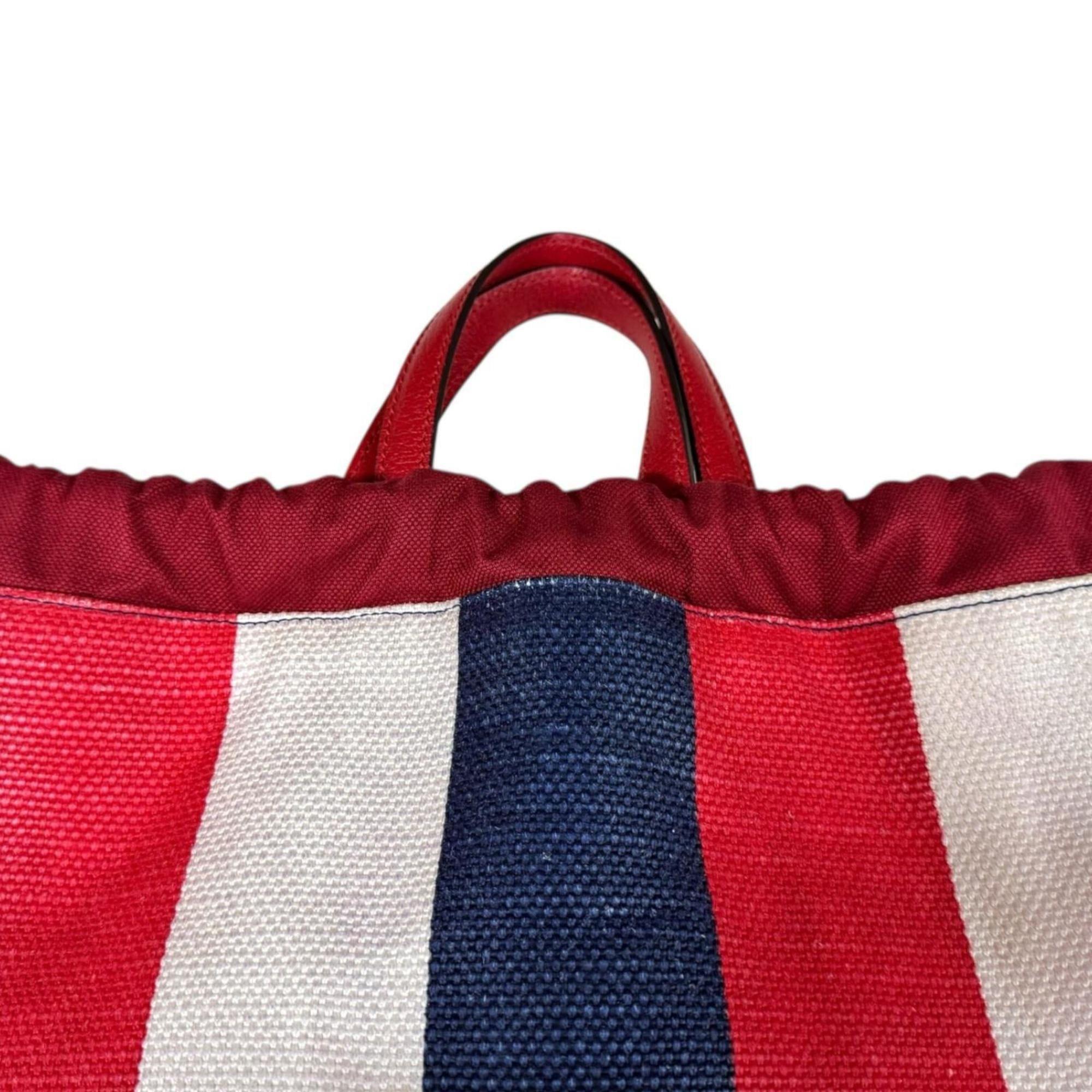 Gucci Pre-owned Gucci Drawstring Bag, Backpack/Daypack, Canvas 473872, Women's Size ONE SIZE - 13 Thumbnail