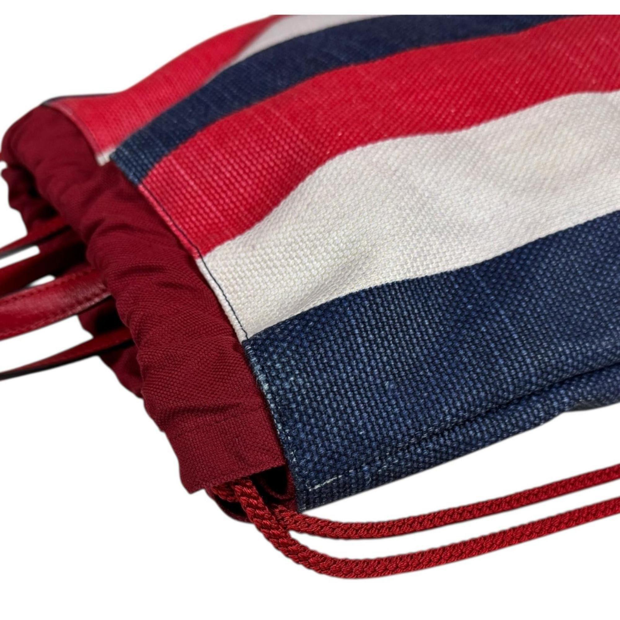 Gucci Pre-owned Gucci Drawstring Bag, Backpack/Daypack, Canvas 473872, Women's Size ONE SIZE - 14 Thumbnail