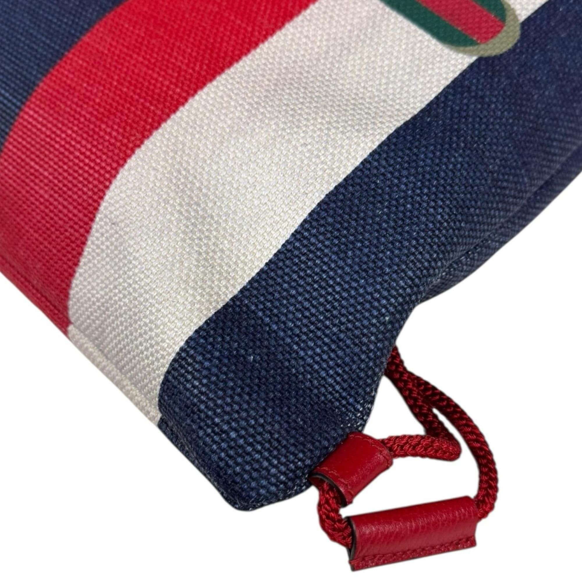 Gucci Pre-owned Gucci Drawstring Bag, Backpack/Daypack, Canvas 473872, Women's Size ONE SIZE - 7 Thumbnail