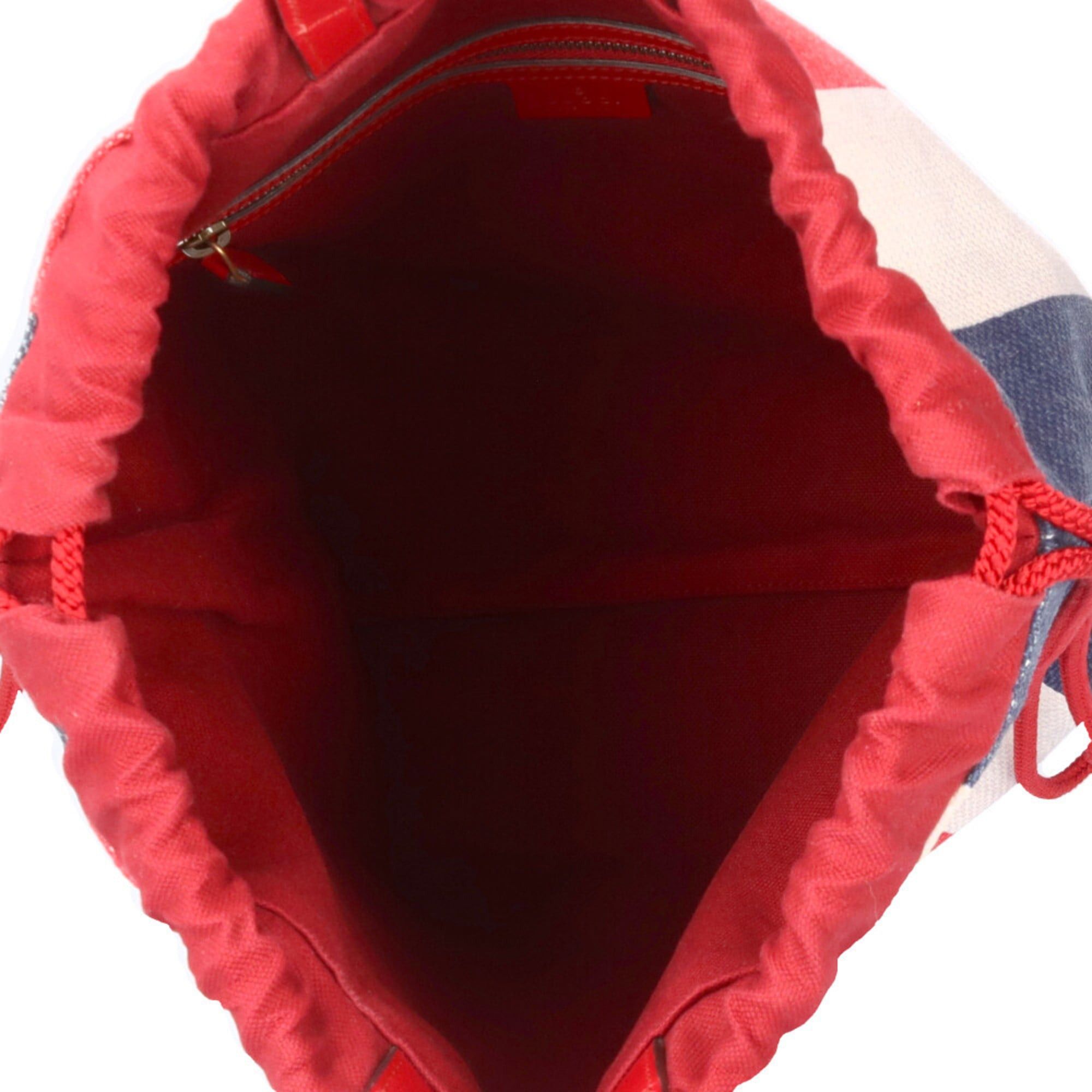 Gucci Pre-owned Gucci Drawstring Bag, Backpack/Daypack, Canvas 473872, Women's Size ONE SIZE - 6 Thumbnail