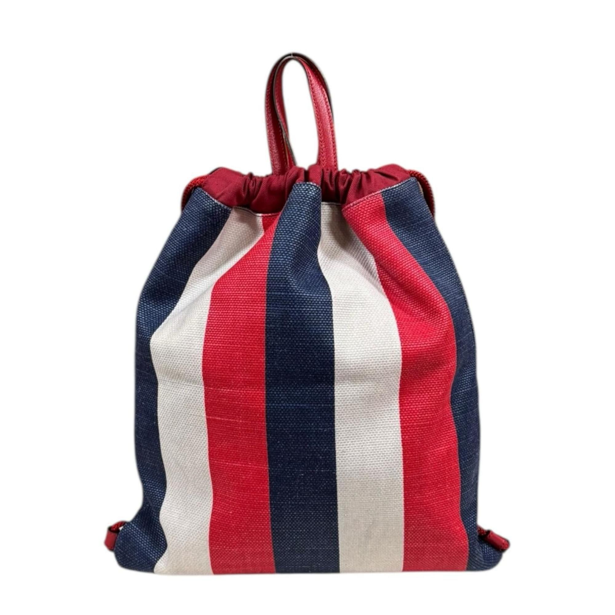 Gucci Pre-owned Gucci Drawstring Bag, Backpack/Daypack, Canvas 473872, Women's Size ONE SIZE - 3 Thumbnail