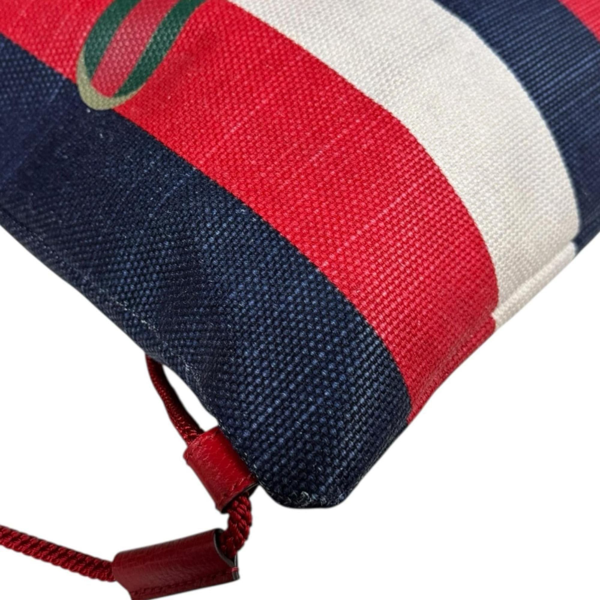 Gucci Pre-owned Gucci Drawstring Bag, Backpack/Daypack, Canvas 473872, Women's Size ONE SIZE - 8 Thumbnail