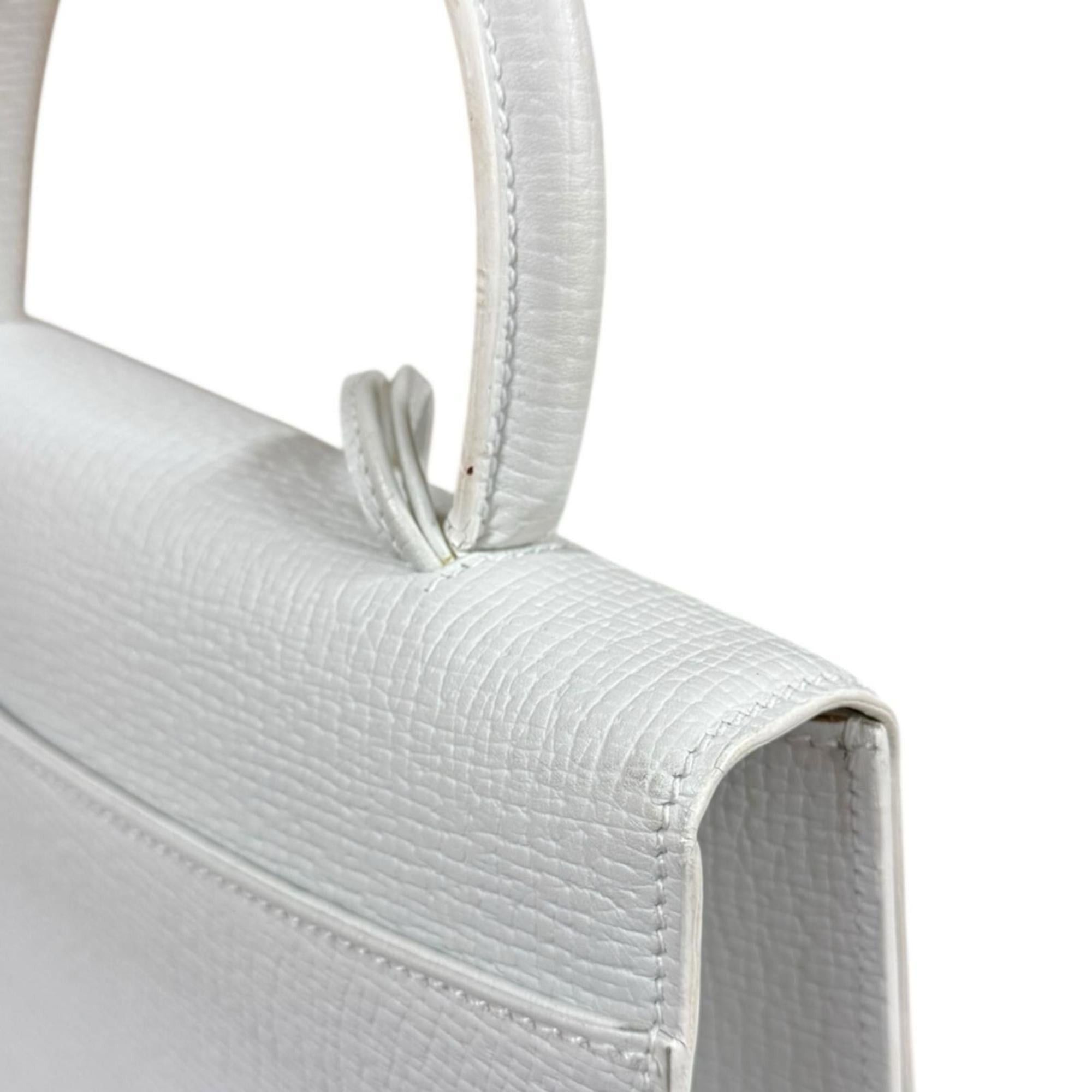 Loewe Pre-owned Loewe Barcelona handbag in white leather. Size ONE SIZE - 15 Thumbnail