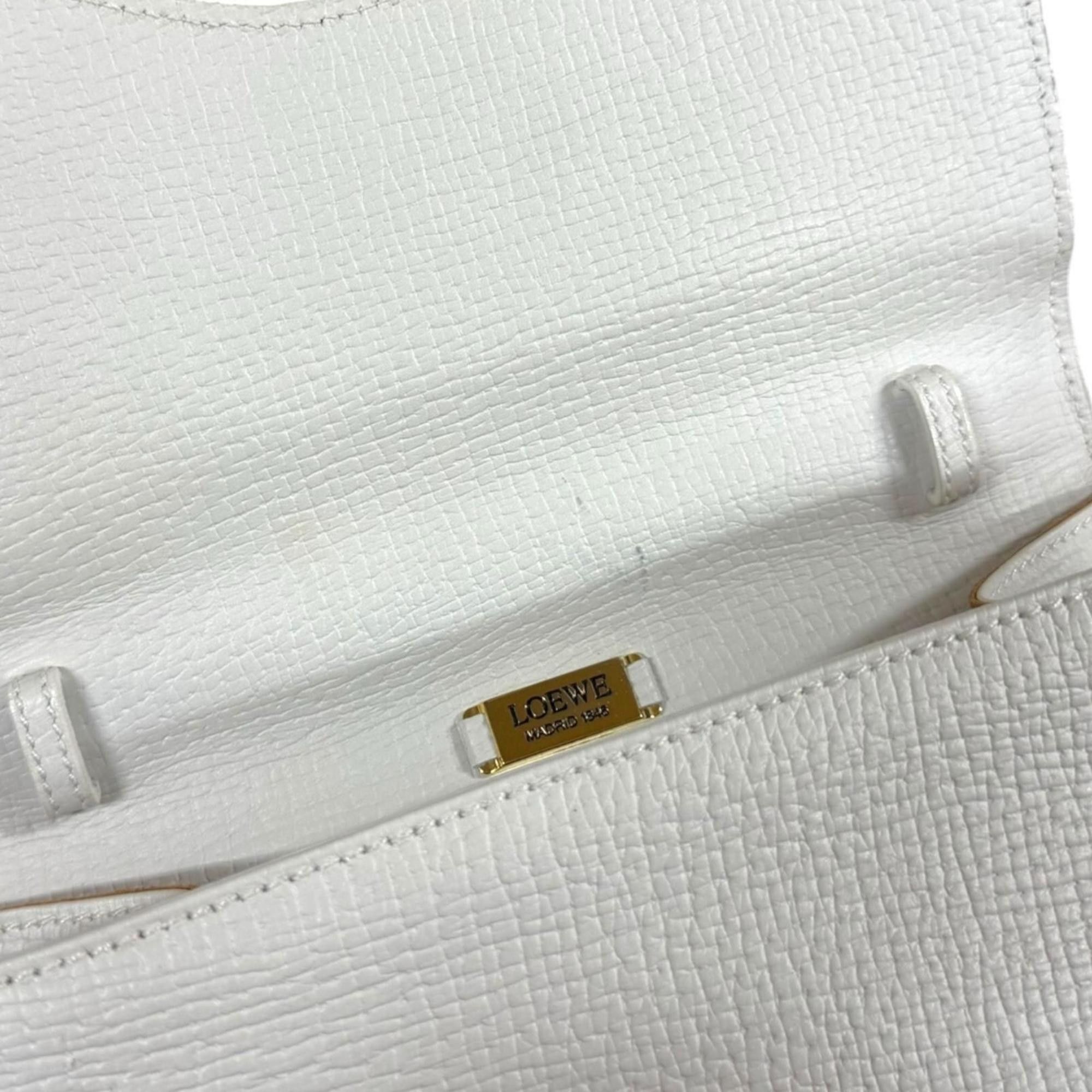 Loewe Pre-owned Loewe Barcelona handbag in white leather. Size ONE SIZE - 8 Thumbnail
