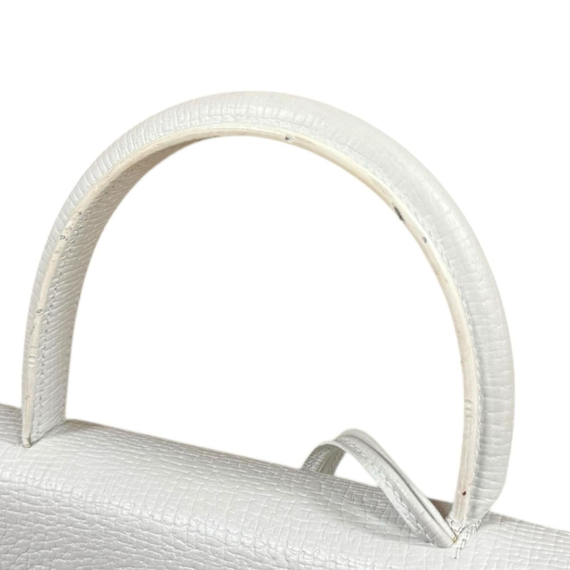 Loewe Pre-owned Loewe Barcelona handbag in white leather. Size ONE SIZE - 13 Thumbnail