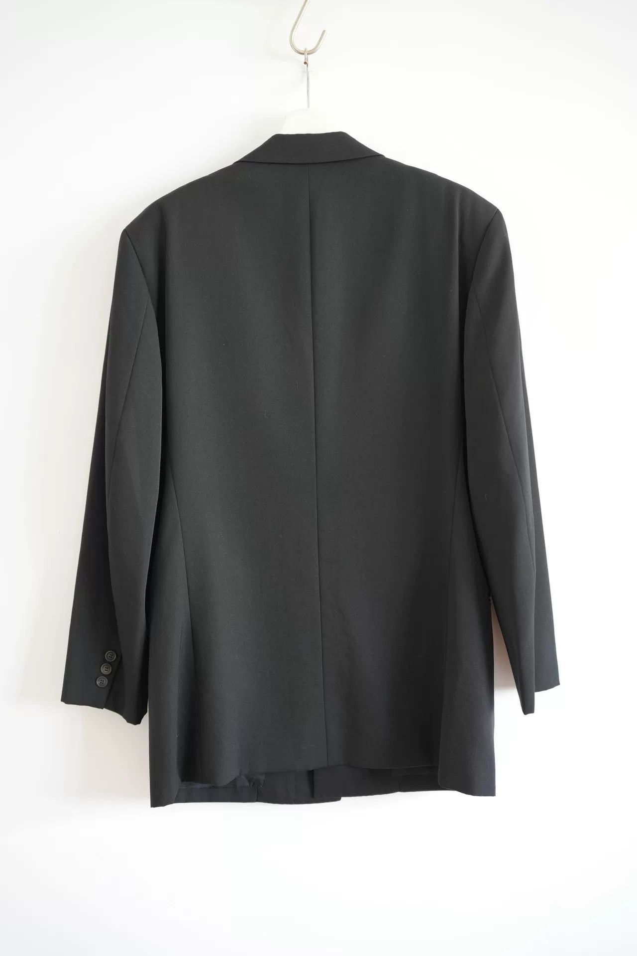 Issey Miyake issey miyake men black wool suit jacket Size US L / EU 52-54 / 3 - 3 Thumbnail
