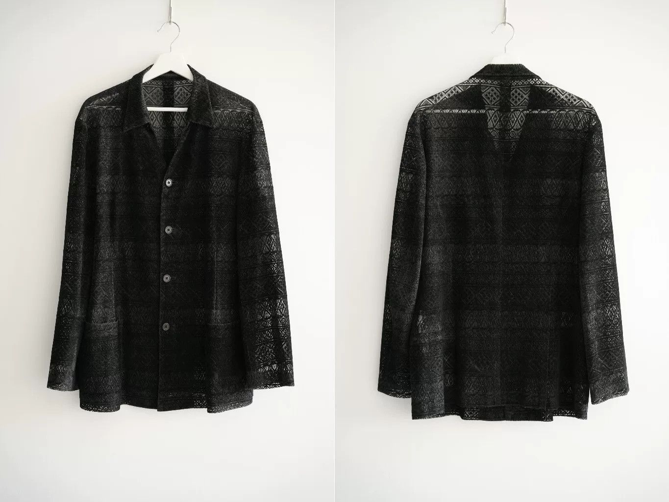 Yohji Yamamoto yohji yamamoto lace velvet suit set Size US S / EU 44-46 / 1 - 2 Thumbnail
