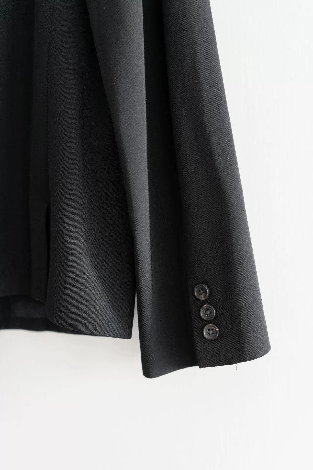 Yohji Yamamoto Yohji Yamamoto Black Wool Suit Jacket Size US S / EU 44-46 / 1 - 5 Thumbnail