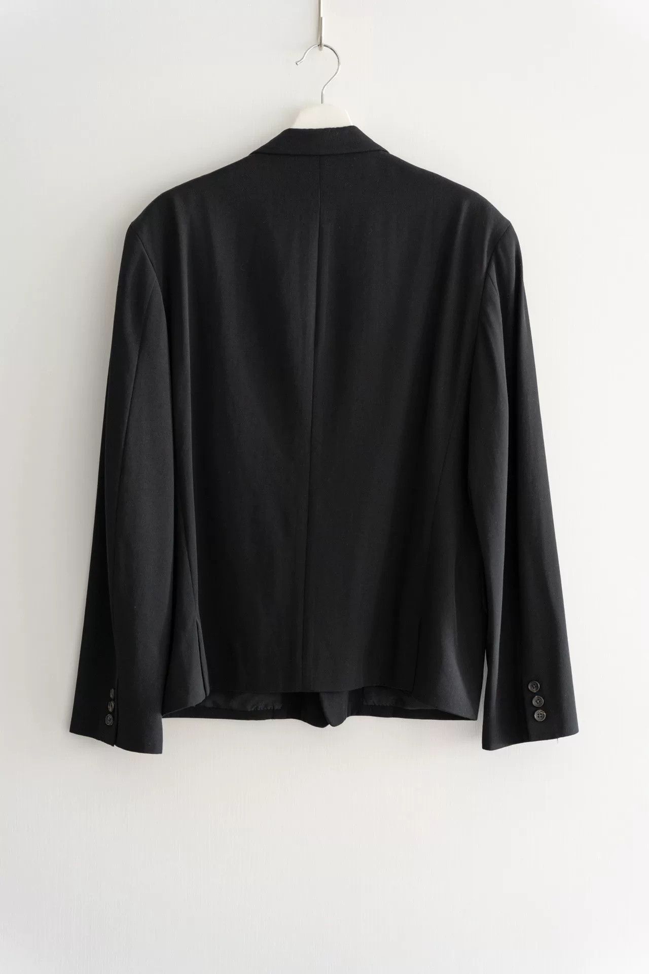 Yohji Yamamoto Yohji Yamamoto Black Wool Suit Jacket Size US S / EU 44-46 / 1 - 2 Thumbnail