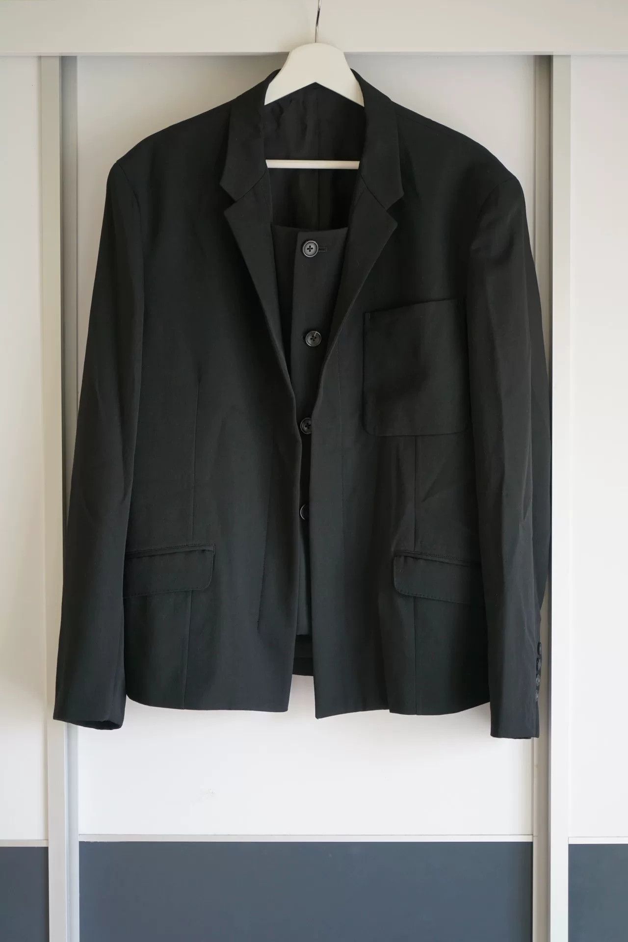 Yohji Yamamoto Yohji Yamamoto Double Suit 21AW Size US M / EU 48-50 / 2 - 2 Thumbnail