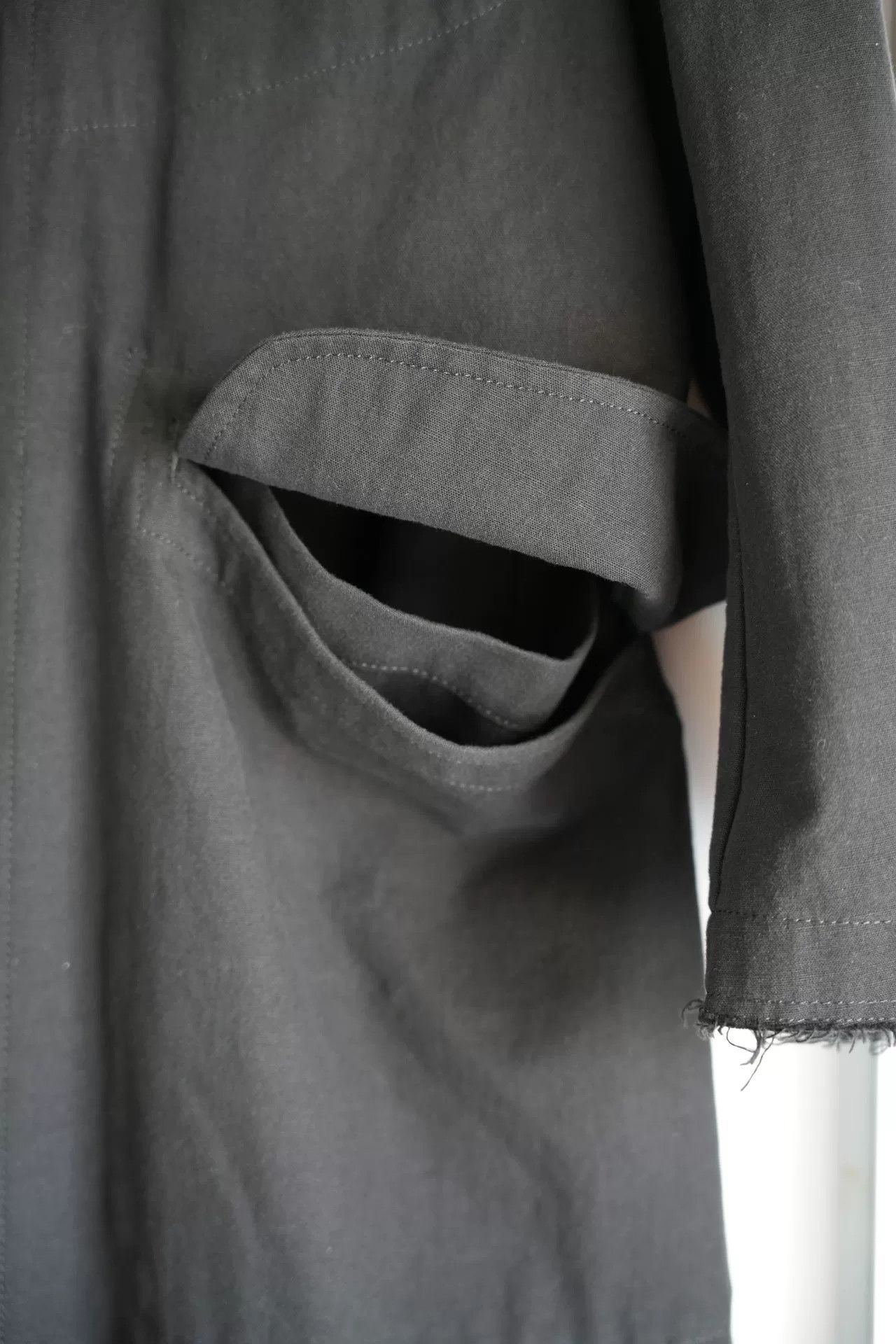 Yohji Yamamoto Yohji Yamamoto Black Distressed Coat Size US S / EU 44-46 / 1 - 7 Thumbnail
