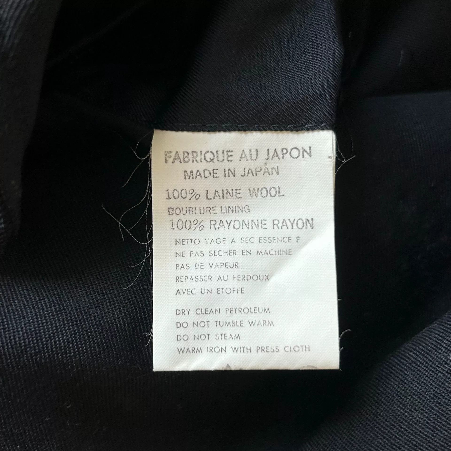 Yohji Yamamoto Yohji Yamamoto Wool Suit Jacket 1993 Size US M / EU 48-50 / 2 - 6 Thumbnail
