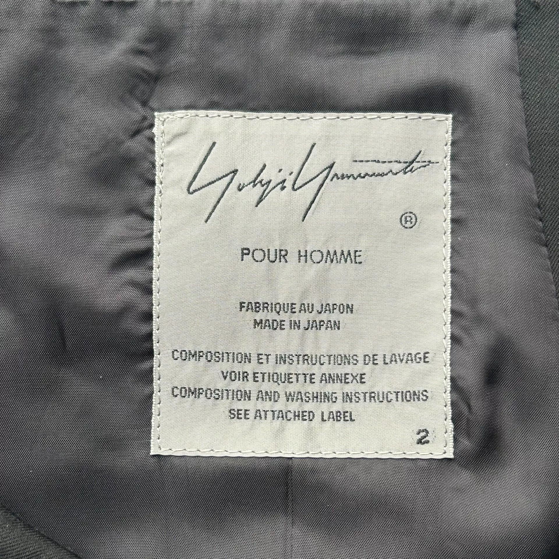 Yohji Yamamoto Yohji Yamamoto Black Cutout Suit Jacket Size US M / EU 48-50 / 2 - 7 Thumbnail