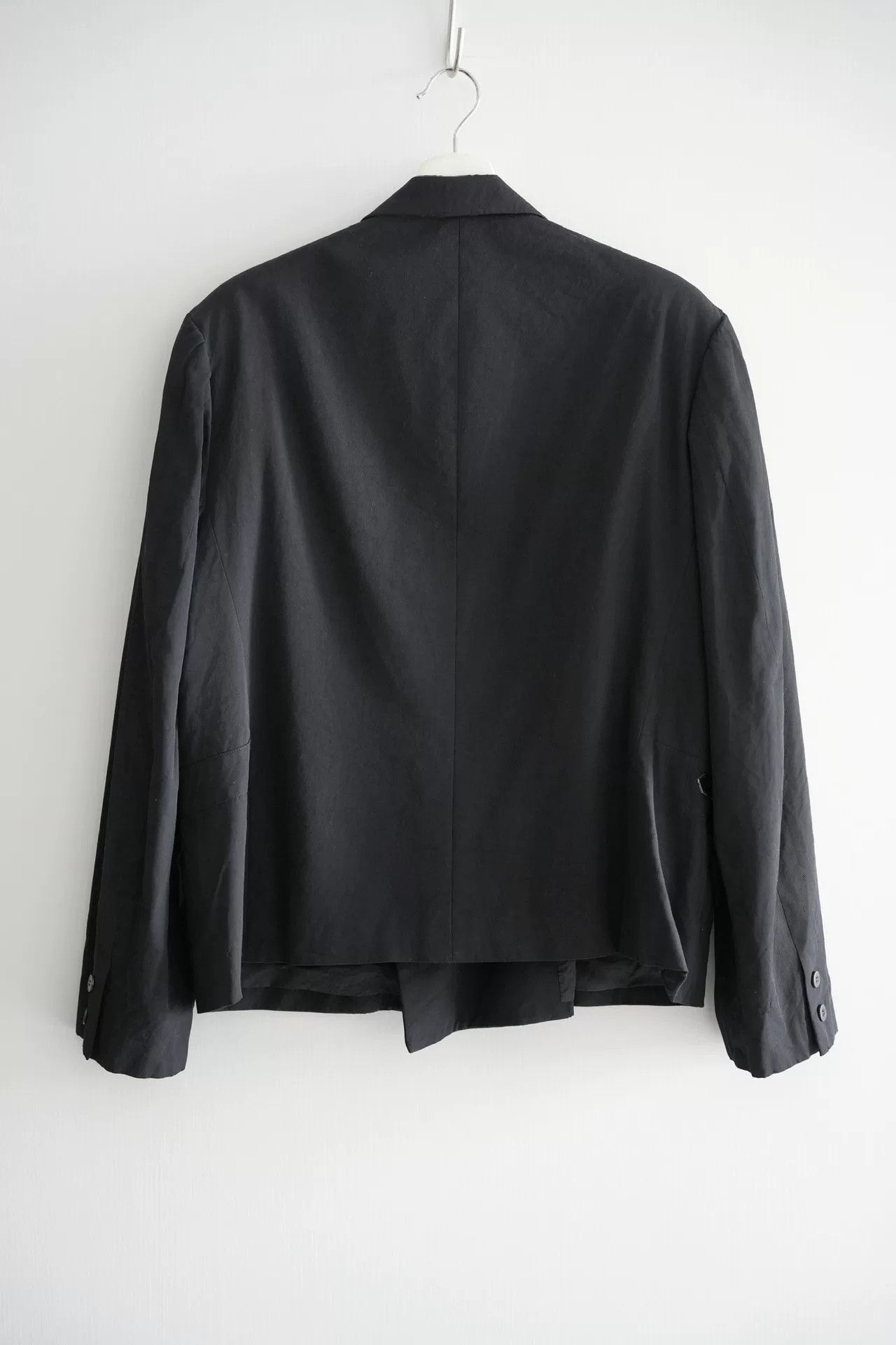 Yohji Yamamoto yohji yamamoto black double-breasted blazer Size US M / EU 48-50 / 2 - 2 Thumbnail