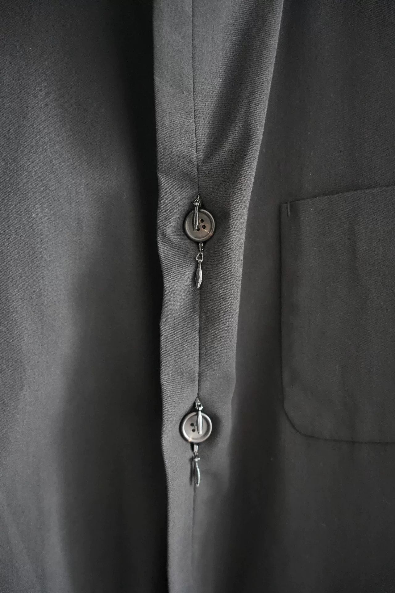 Yohji Yamamoto Yohji Yamamoto Water Drop Zip Blazer Size US M / EU 48-50 / 2 - 5 Thumbnail