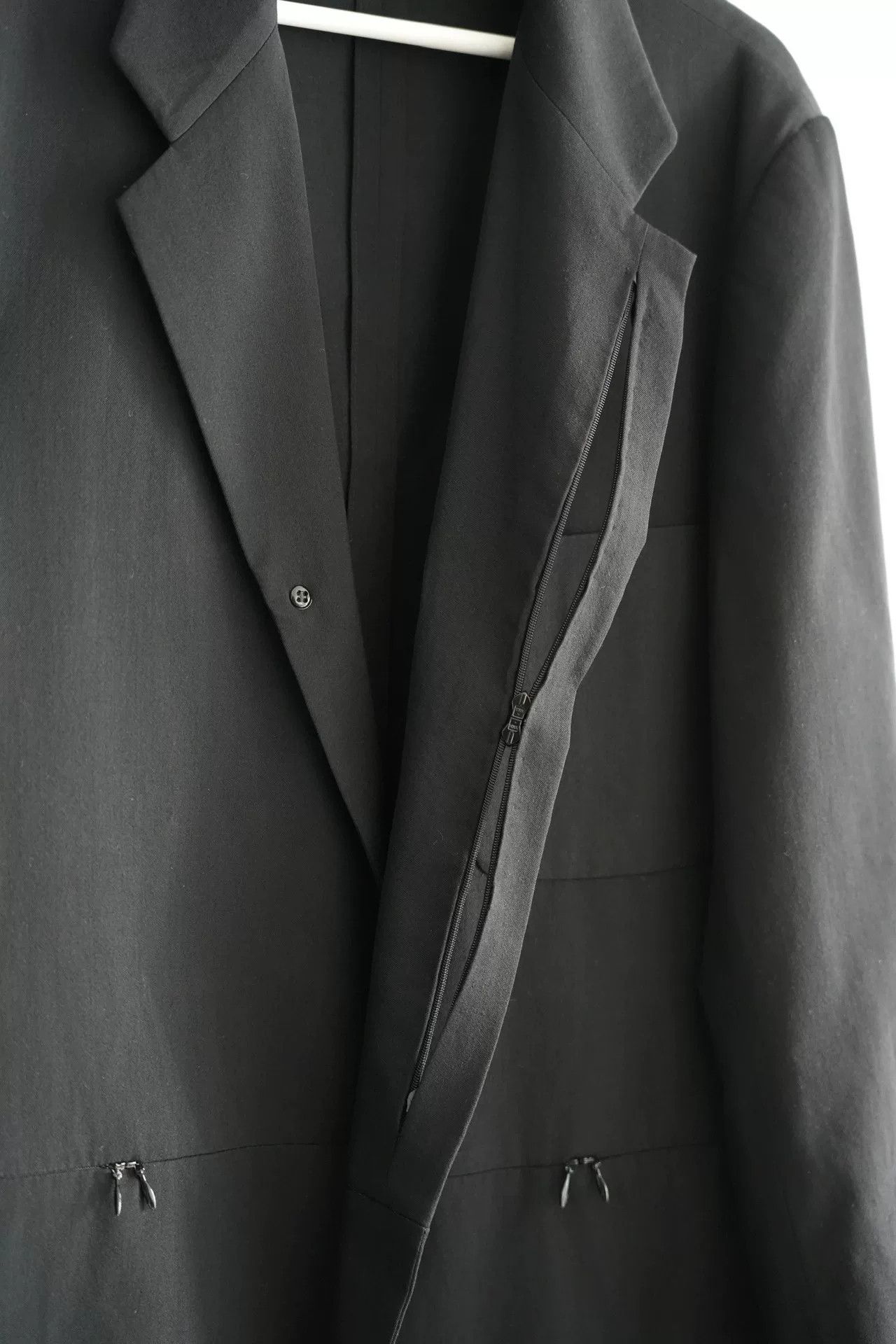 Yohji Yamamoto Yohji Yamamoto Water Drop Zip Blazer Size US M / EU 48-50 / 2 - 6 Thumbnail