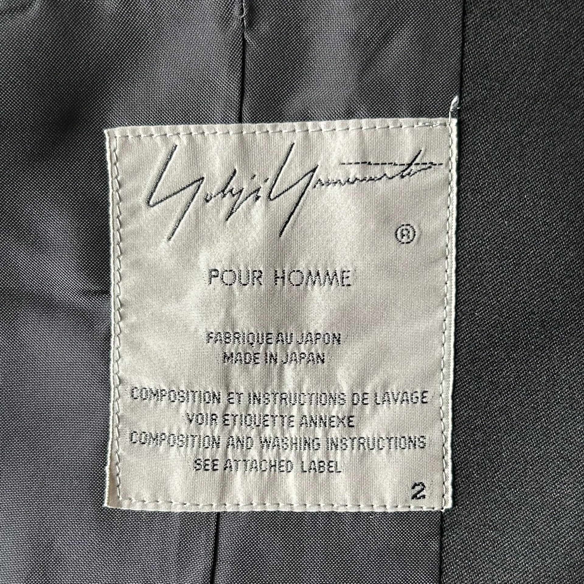 Yohji Yamamoto yamamoto black suit jacket with pleats Size US M / EU 48-50 / 2 - 5 Thumbnail