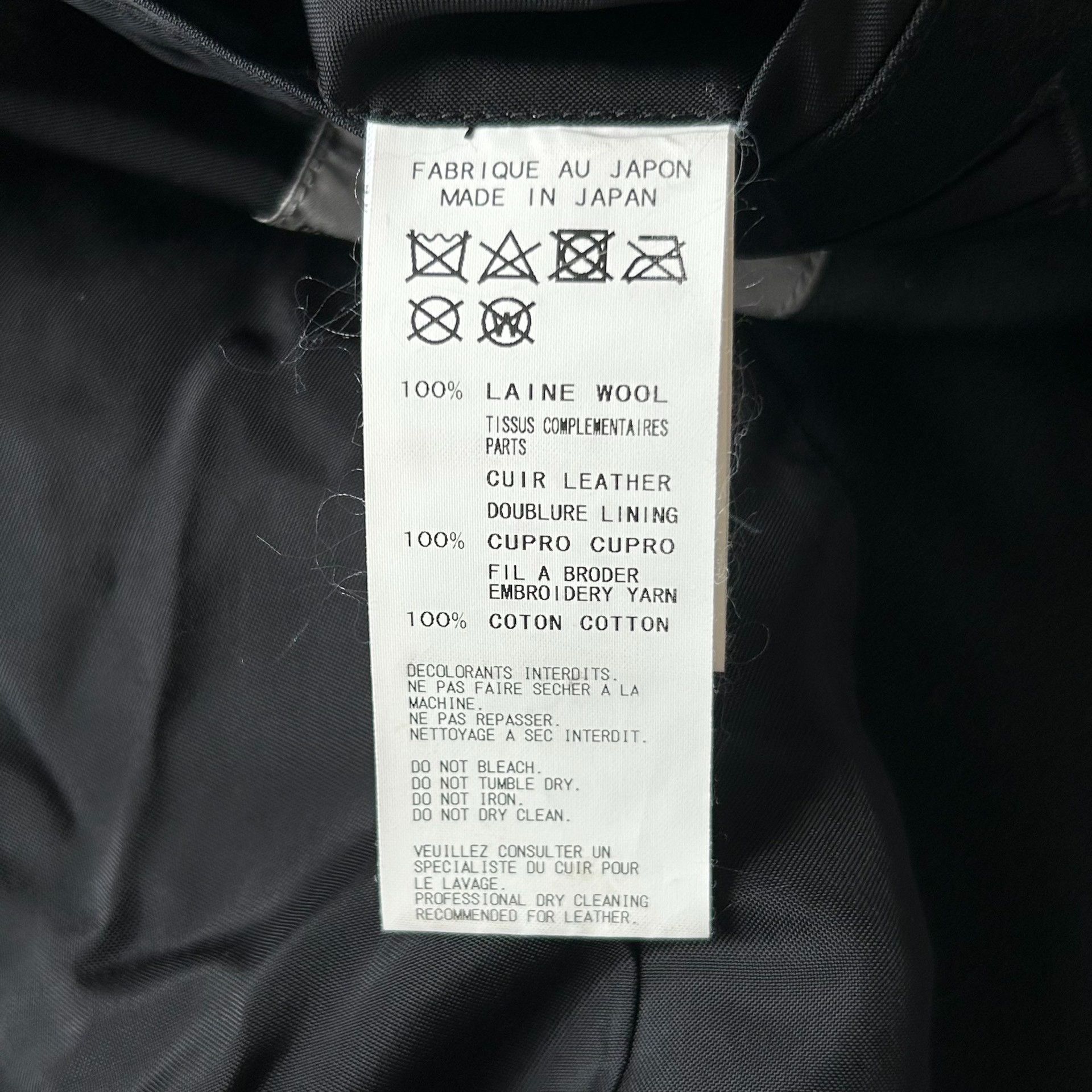 Yohji Yamamoto yamamoto black suit jacket with pleats Size US M / EU 48-50 / 2 - 6 Thumbnail