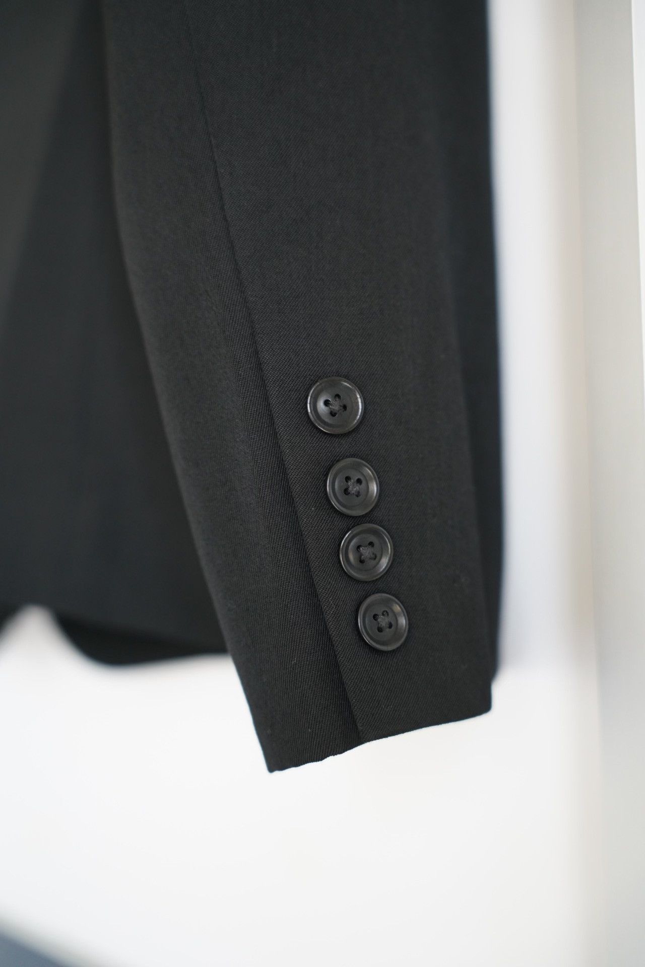 Yohji Yamamoto yohji yamamoto black tailored suit jacket Size US S / EU 44-46 / 1 - 4 Thumbnail