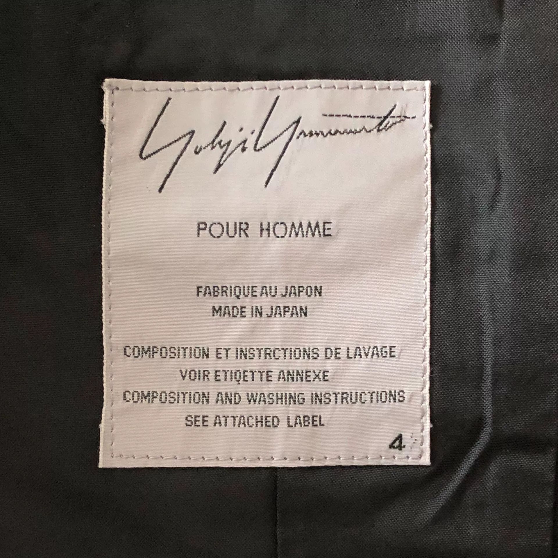 Yohji Yamamoto yohji yamamoto double-breasted suit jacket Size US M / EU 48-50 / 2 - 7 Thumbnail