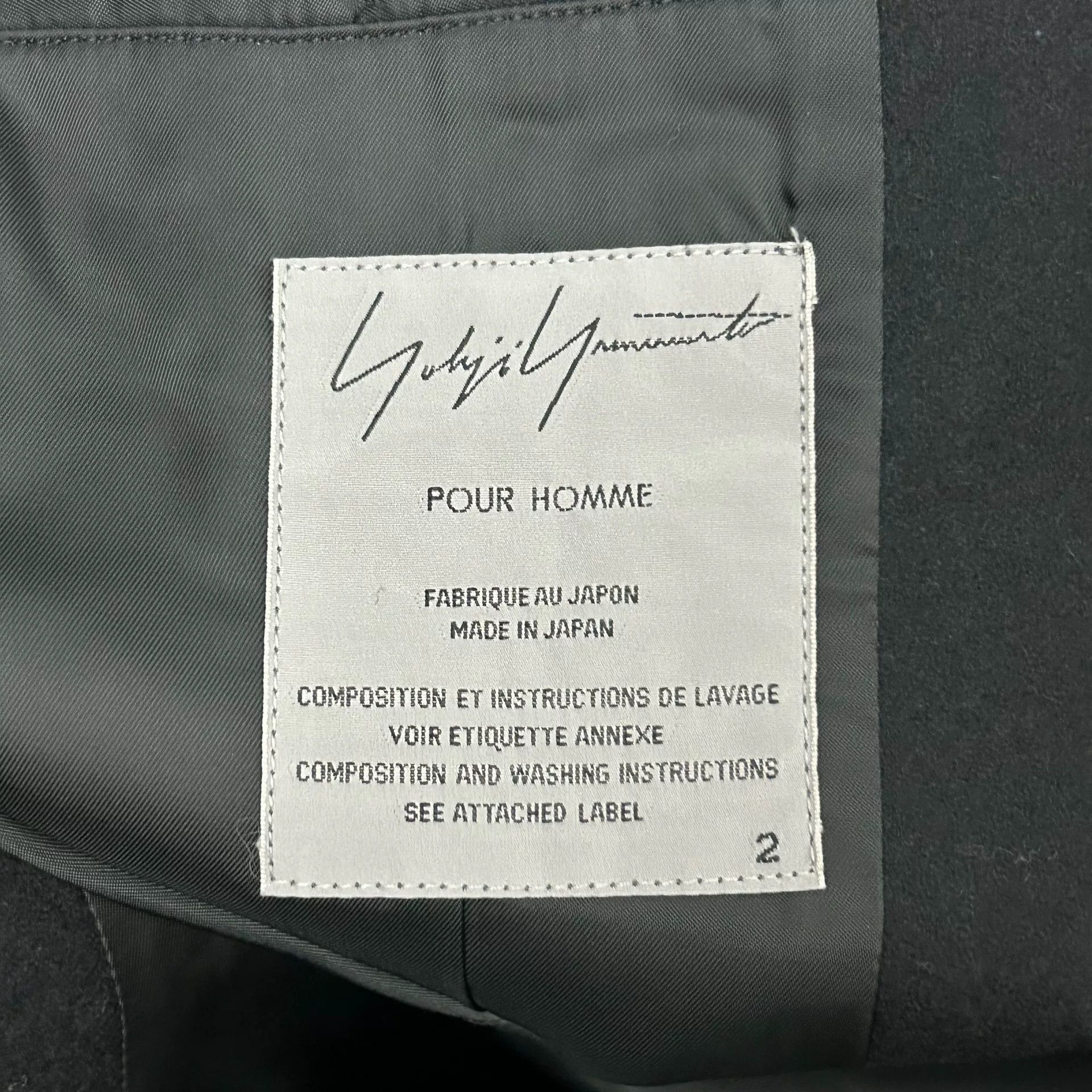 Yohji Yamamoto yohji yamamoto black layered suit jacket Size US S / EU 44-46 / 1 - 6 Thumbnail