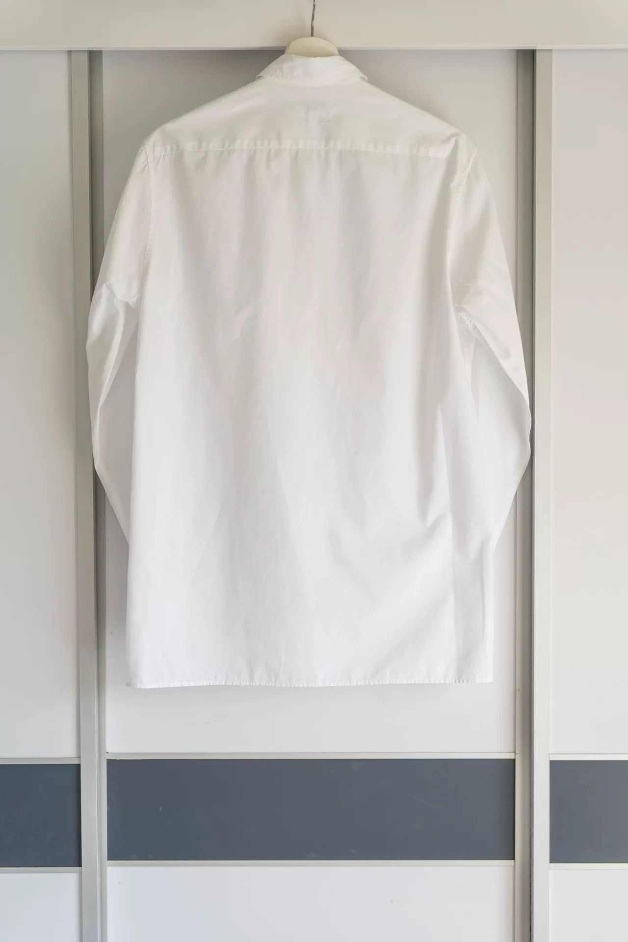Yohji Yamamoto Yohji Yamamoto White Dress Shirt Size US M / EU 48-50 / 2 - 2 Thumbnail