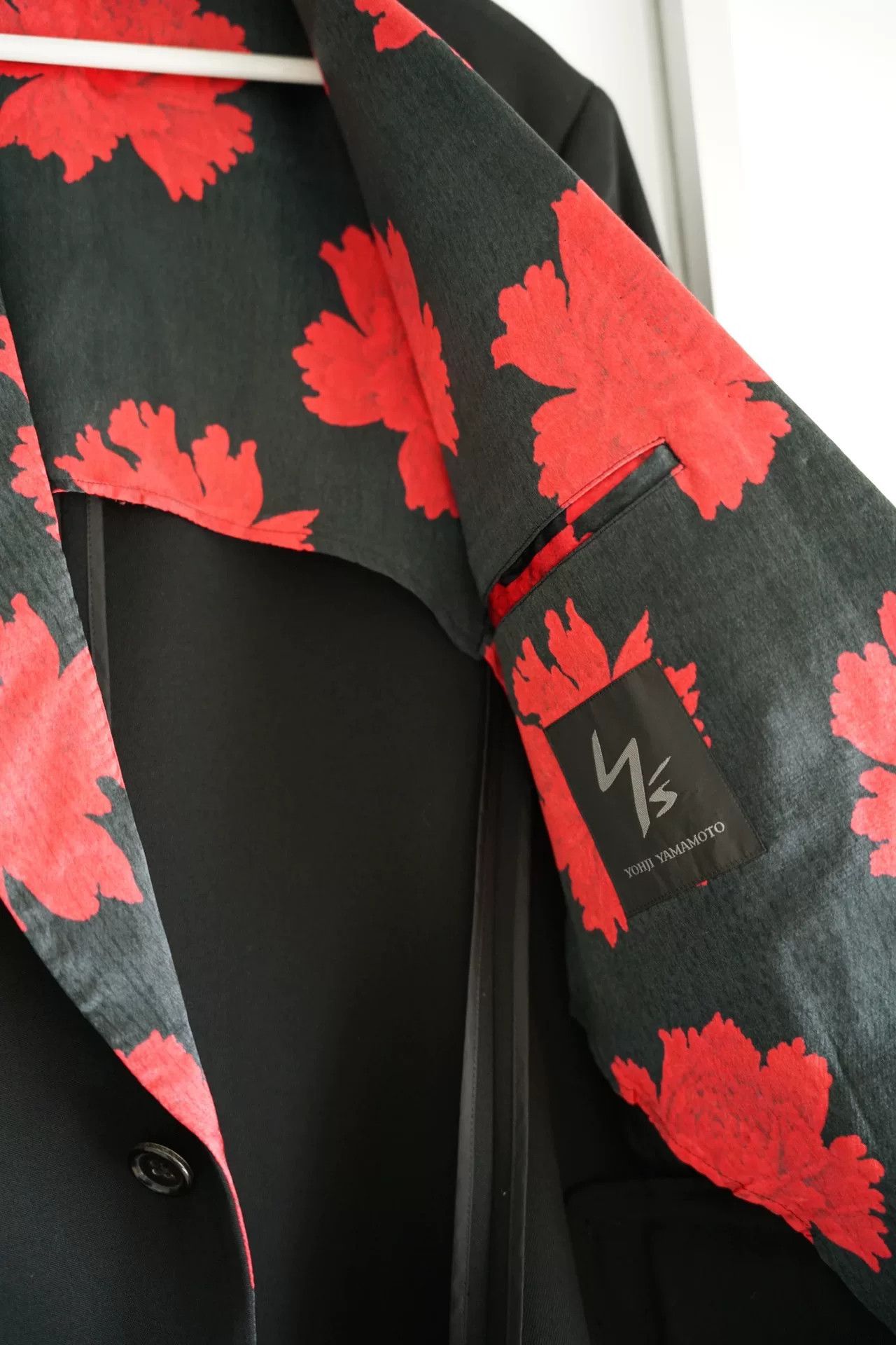 Yohji Yamamoto yohji yamamoto floral silk collar blazer Size US L / EU 52-54 / 3 - 5 Thumbnail