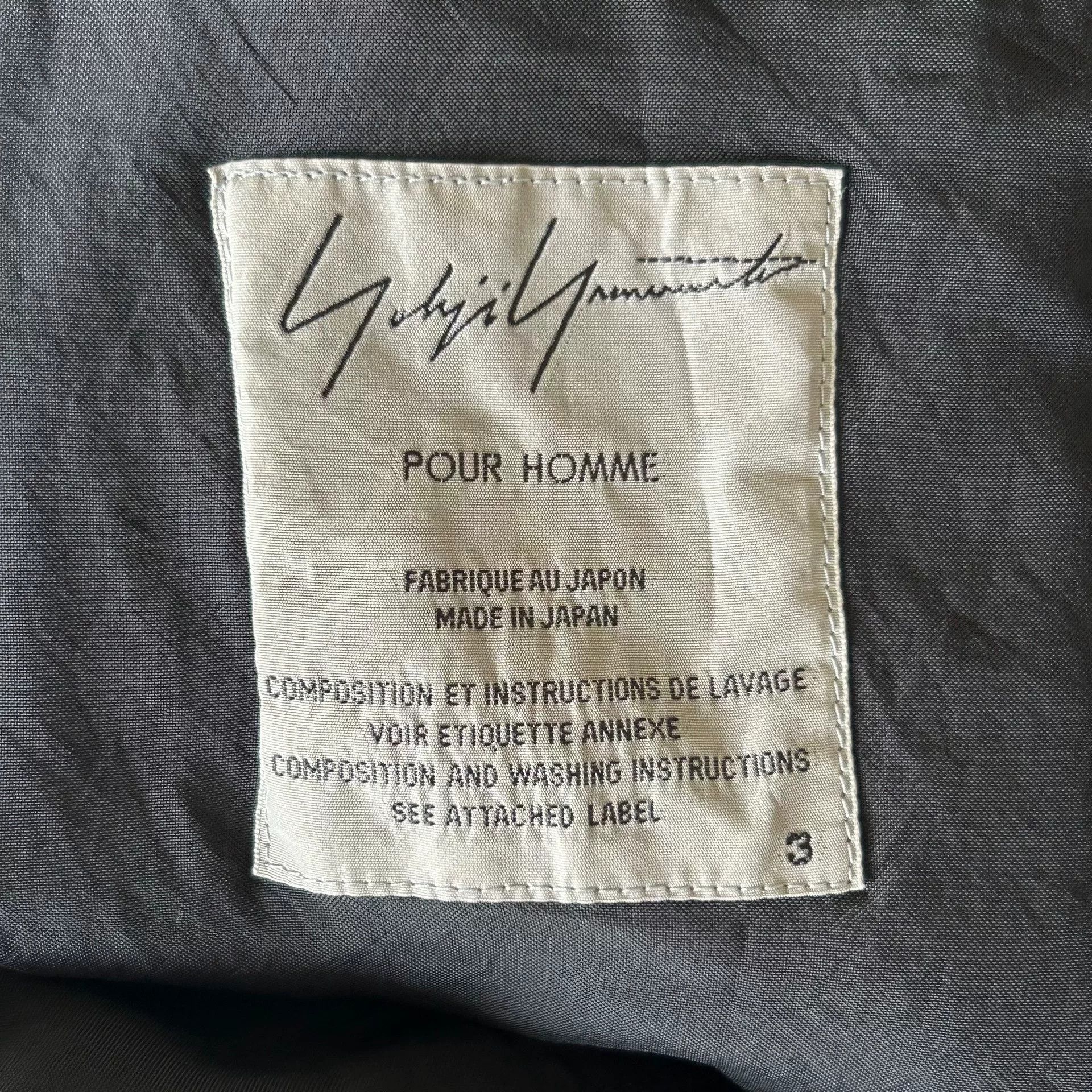 Yohji Yamamoto Yohji Yamamoto 14ss Rain Zipped Jacket Size US L / EU 52-54 / 3 - 7 Thumbnail