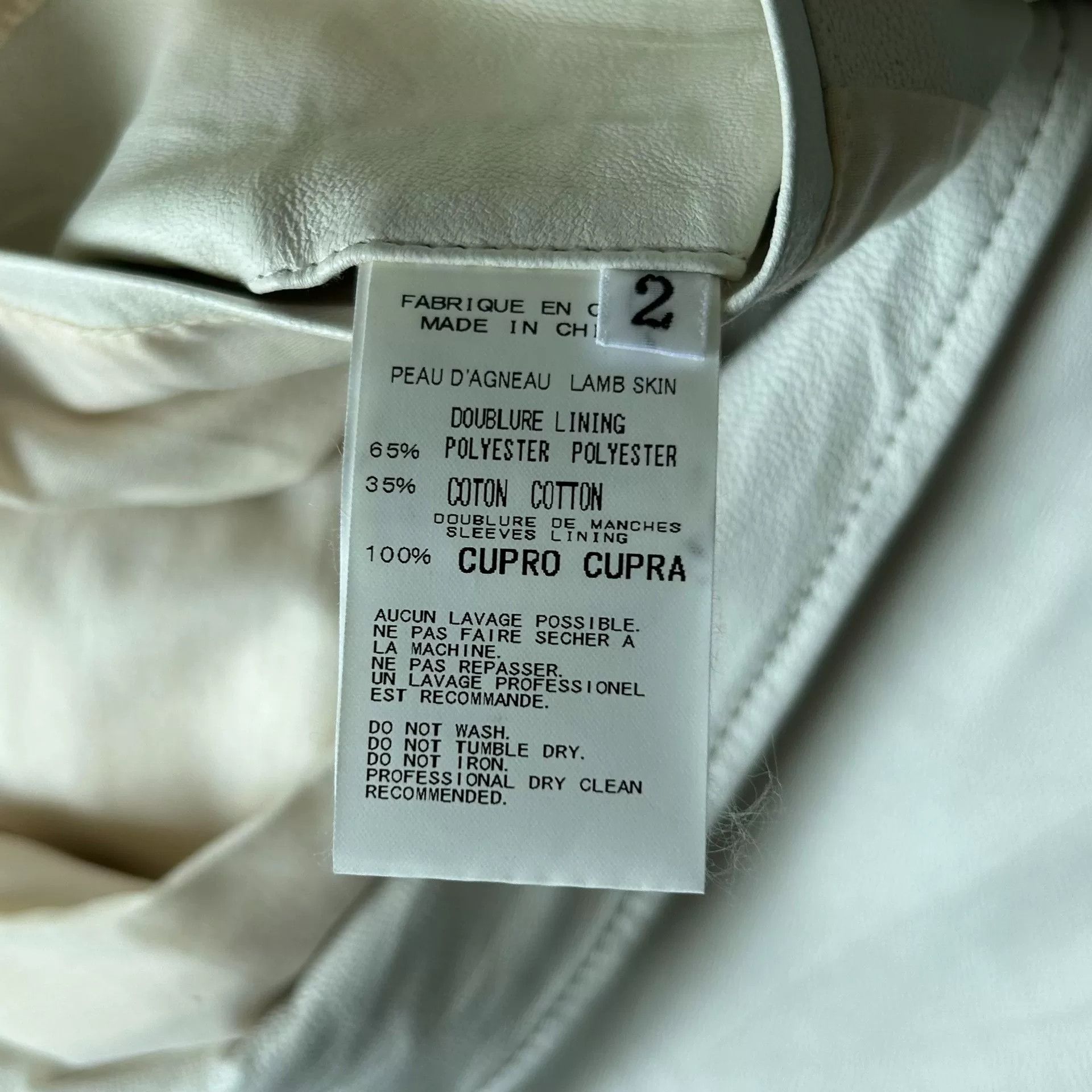 Yohji Yamamoto Yohji Yamamoto White Leather Suit Jacket Size US S / EU 44-46 / 1 - 8 Thumbnail