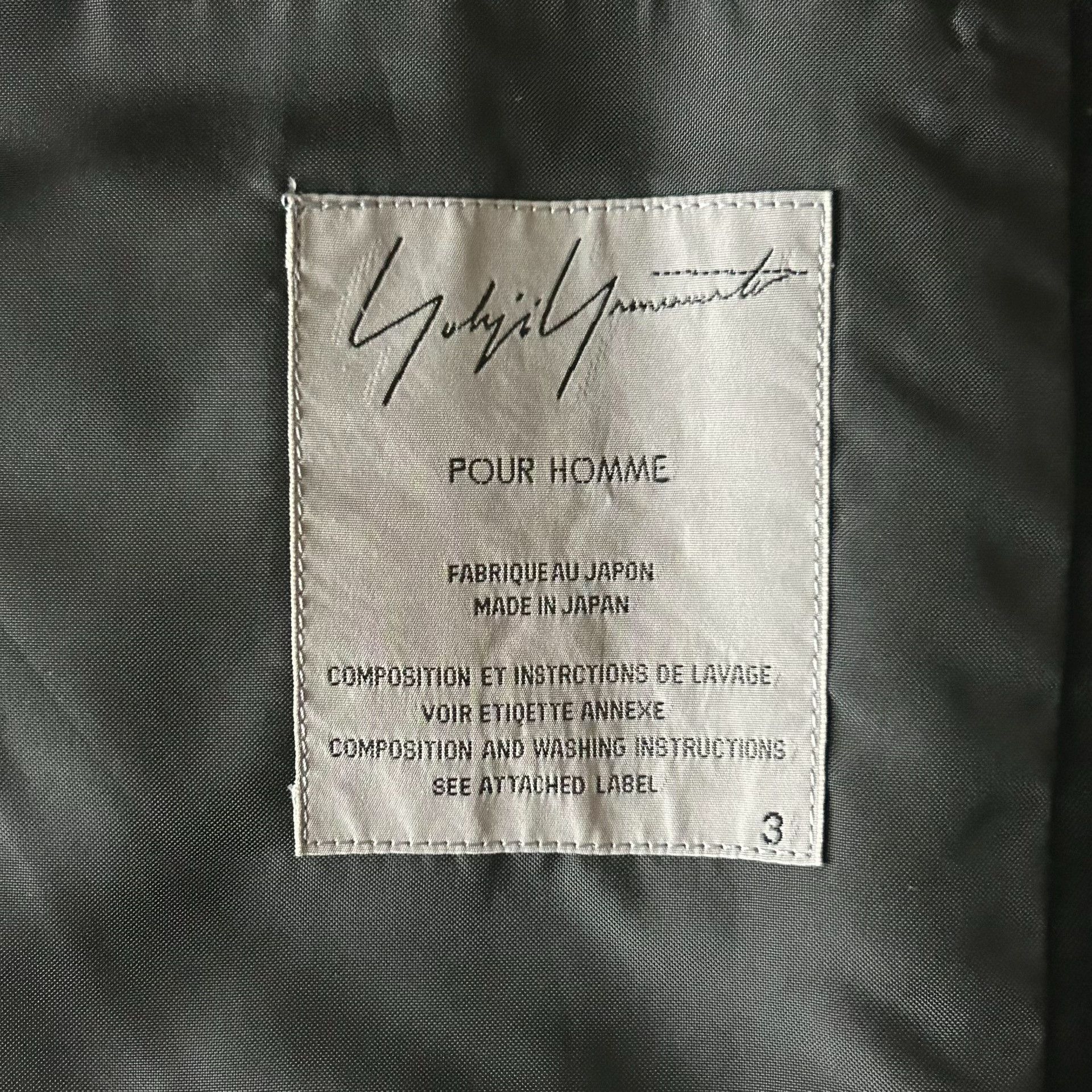 Yohji Yamamoto Yohji Yamamoto Black Wool Suit Jacket Size US L / EU 52-54 / 3 - 5 Thumbnail