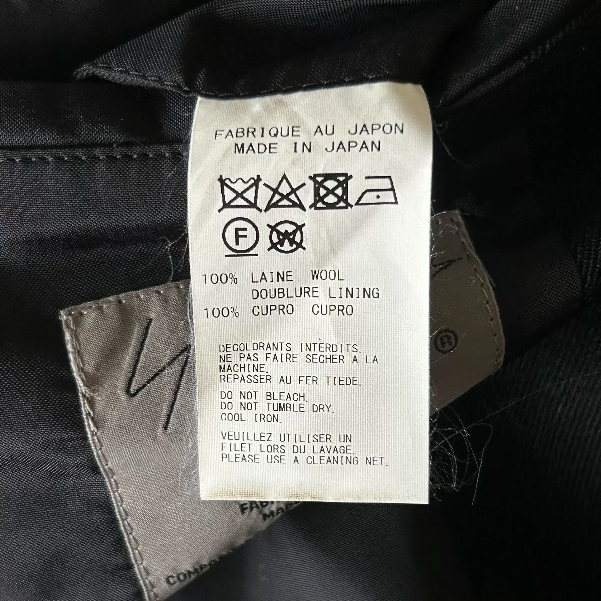 Yohji Yamamoto Yohji Yamamoto Black Pocket Zipper Suit Size US M / EU 48-50 / 2 - 6 Thumbnail